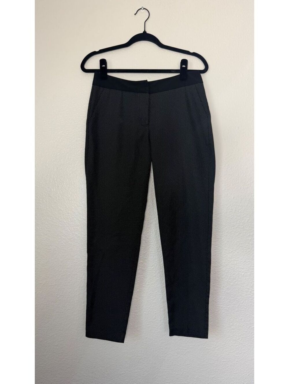 Maurices Preppy Polka Dot Slim Dress Pants 1/2 Reg